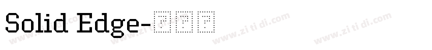Solid Edge字体转换